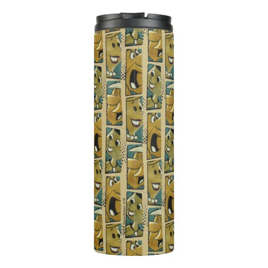 Flintstenen | Retro Comic Character Panels Thermosbeker (Achterkant)