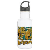 Flintstenen | Retro Comic Character Panels Waterfles (Voorkant)