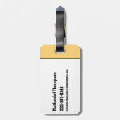 Flintstenen | ROCKER Bagagelabel (Achterkant verticaal)