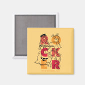 Flintstenen | ROCKER Magneet (Voorkant / Achterkant)