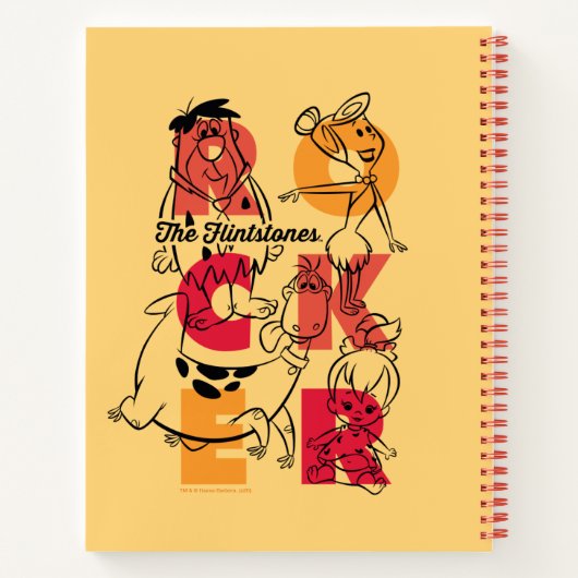 Flintstenen | ROCKER Notitieboek (Achterkant)