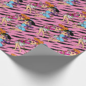 Flintstenen | Wilma & Betty Rock Stars Cadeaupapier (Hoek)