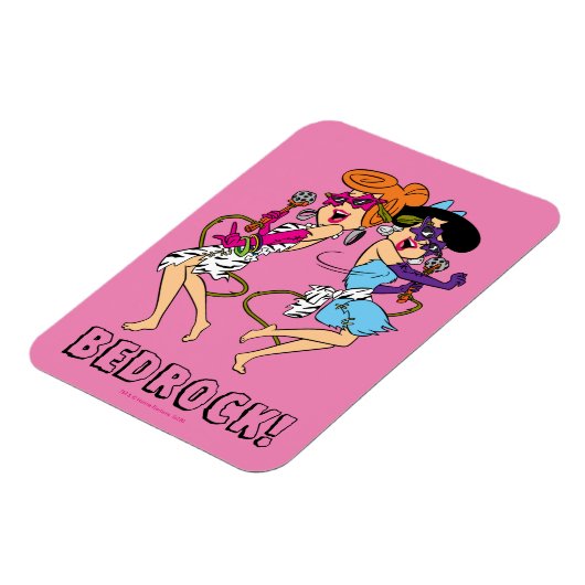 Flintstenen | Wilma & Betty Rock Stars Magneet (Linkerzijde)