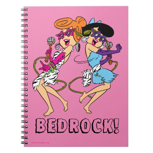 Flintstenen | Wilma & Betty Rock Stars Notitieboek (Voorkant)
