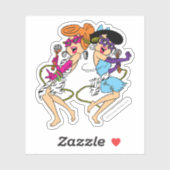Flintstenen | Wilma & Betty Rock Stars Sticker (Vel)