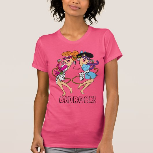 Flintstenen | Wilma & Betty Rock Stars T-shirt (Voorkant)