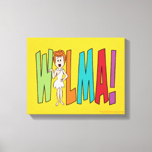 Flintstenen WILMA! Canvas Afdruk