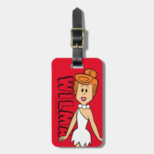 Flintstenen   Wilma Flintstone Bagagelabel