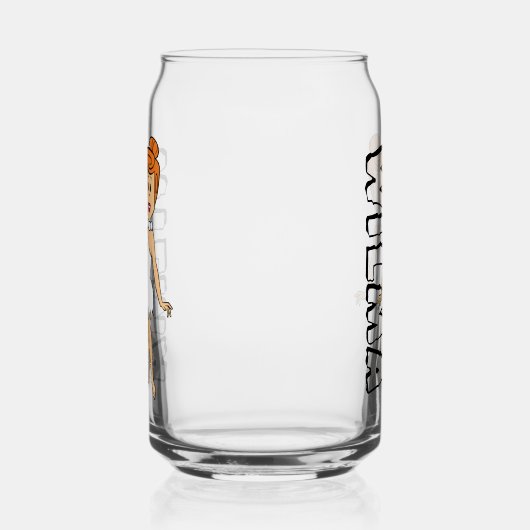 Flintstenen | Wilma Flintstone Blikvorm Glas (Rechts)