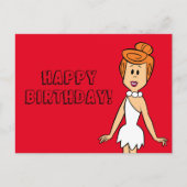 Flintstenen | Wilma Flintstone Briefkaart (Voorkant)