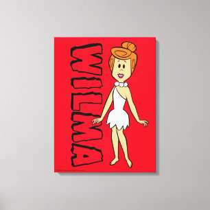 Flintstenen Wilma Flintstone Canvas Afdruk