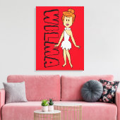 Flintstenen | Wilma Flintstone Canvas Afdruk (Insitu (Woonkamer))