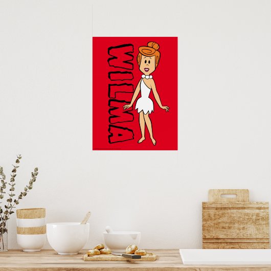 Flintstenen | Wilma Flintstone Poster (Keuken)