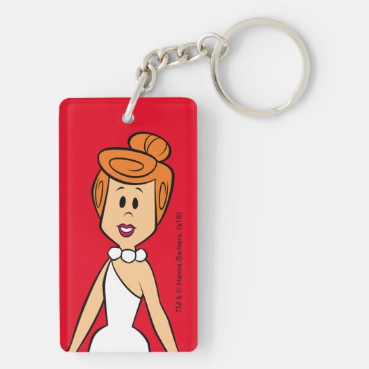 Flintstenen | Wilma Flintstone Sleutelhanger (achterkant)