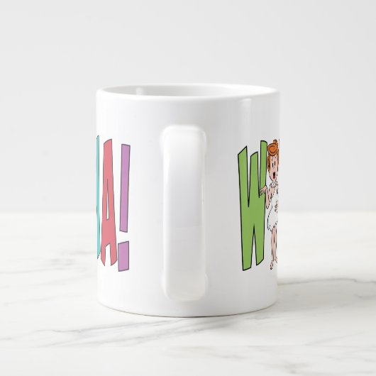 Flintstenen | WILMA! Grote Koffiekop (Achterkant)