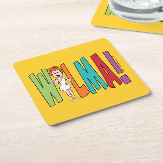 Flintstenen | WILMA! Kartonnen Onderzetters (Schuin)