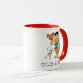 Flintstenen | Wilma Kissing Fred Mok (Voorkant rechts)