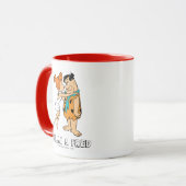 Flintstenen | Wilma Kissing Fred Mok (Voorkant links)