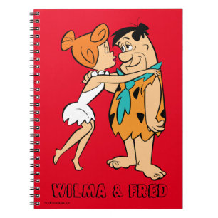 Flintstenen   Wilma Kissing Fred Notitieboek