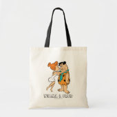 Flintstenen | Wilma Kissing Fred Tote Bag (Voorkant)