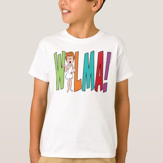 Flintstenen | WILMA! T-shirt (Voorkant)