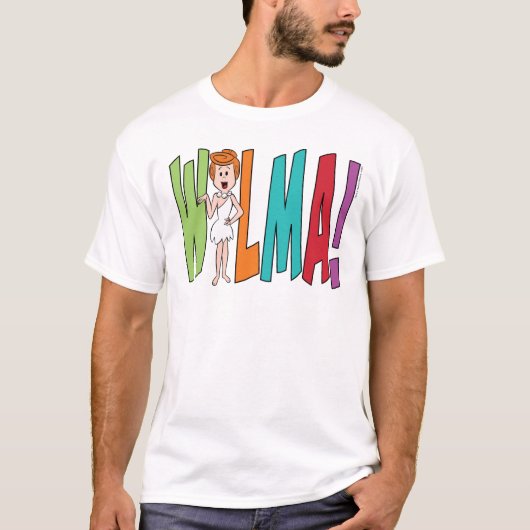 Flintstenen | WILMA! T-shirt (Voorkant)