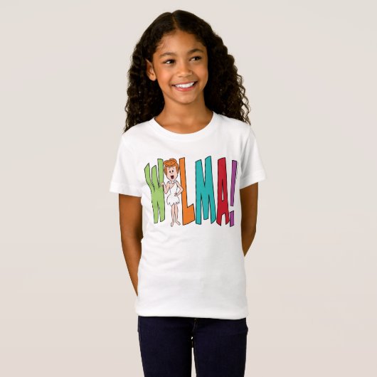 Flintstenen | WILMA! T-shirt (Voorkant volledig)