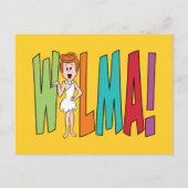 Flintstenen | WILMA! Uitnodiging Briefkaart (Voorkant)