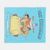 Flintstones Family Roadtrip Fleece Deken (Voorkant (Horizontaal))