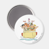 Flintstones Family Roadtrip Magneet (Voorkant / Achterkant)