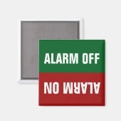 Flip Alarm Aan Uit Groen Rood Indicator Magneet (Voorkant / Achterkant)
