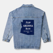 Flip Arizona Blauw in 2024 Denim Jacket (Achterkant)