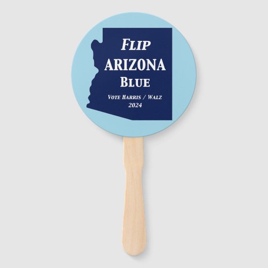 Flip Arizona Blauw in 2024 Handwaaier (Voorkant)