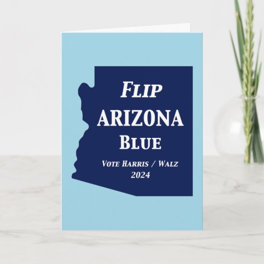 Flip Arizona Blauw in 2024 Kaart (Voorkant)