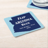 Flip Arizona Blauw in 2024 Kartonnen Onderzetters (Schuin)