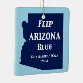 Flip Arizona Blauw in 2024 Keramisch Ornament (Rechts)