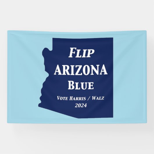 Flip Arizona Blauw in 2024 Spandoek (Horizontaal)