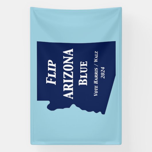 Flip Arizona Blauw in 2024 Spandoek (Verticaal)