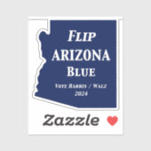 Flip Arizona Blauw in 2024 Sticker (Vel)