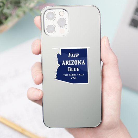 Flip Arizona Blauw in 2024 Sticker (Telefoon)