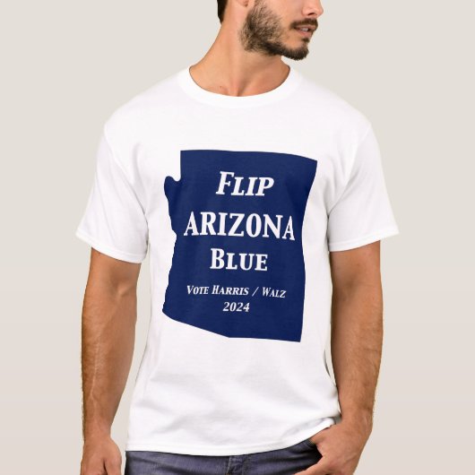 Flip Arizona Blauw in 2024 T-shirt (Voorkant)