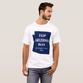 Flip Arizona Blauw in 2024 T-shirt (Voorkant volledig)