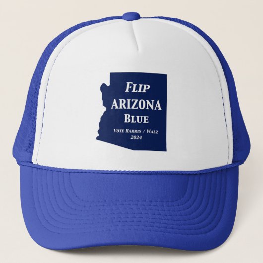 Flip Arizona Blauw in 2024 Trucker Pet (Voorkant)
