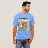 Flip Conroy Polely Socks a Bag Guy Funny Cartoon T-shirt (Voorkant volledig)