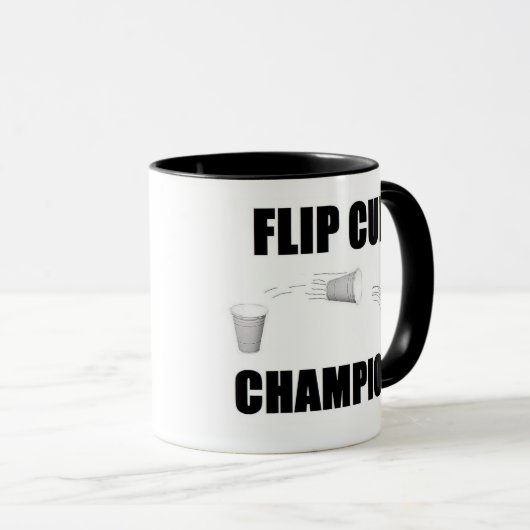 Flip Cup Champion Mok (Voorkant rechts)