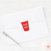 flip cup ronde sticker (Envelop)