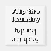 Flip/Fetch Wasserij Herinneringsmagneet Magneet (Voorkant)