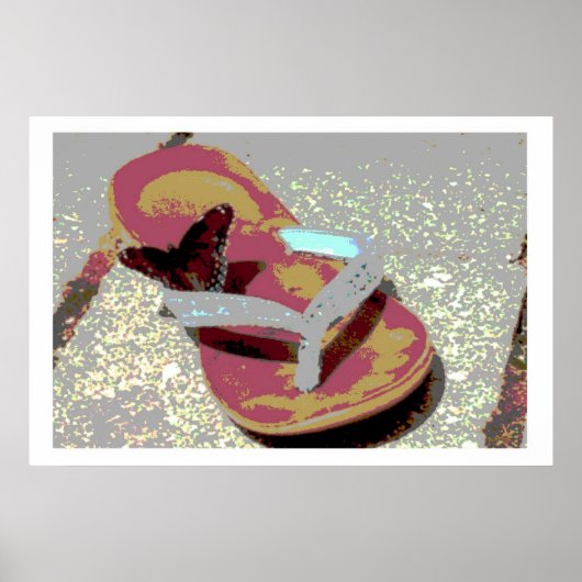 Flip Flop and the Butterfly Poster (Voorkant)