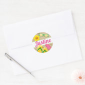 Flip Flop & Beach Fun | Luau Party Favor Stickers (Envelop)