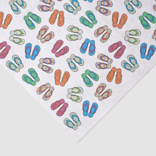 Flip Flop Bright Tissue Paper Tissuepapier (Detail)